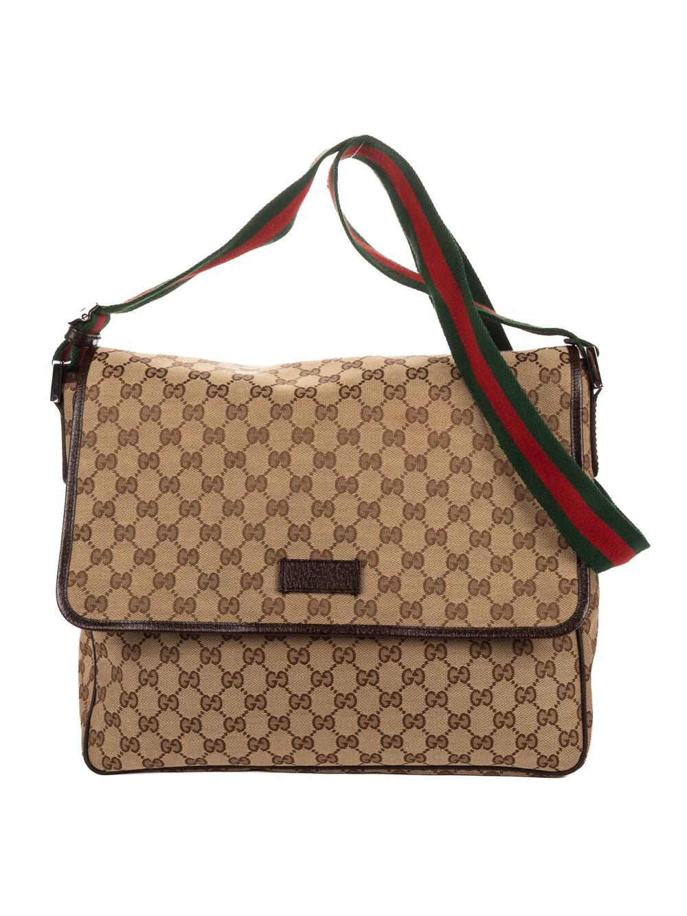 Gucci Web Strap Flap Messenger Gg #376734G85B